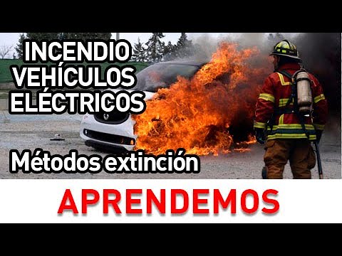 🔥🔋🔥 INCENDIO en VEHÍCULOS ELÉCTRICOS -  Métodos de extinción 🔥🔋🔥