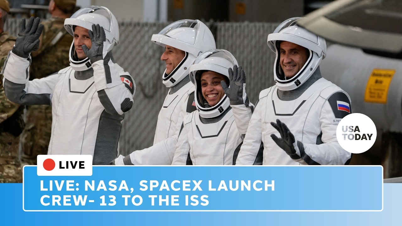 Live: NASA, SpaceX launch Crew-13 to the ISS