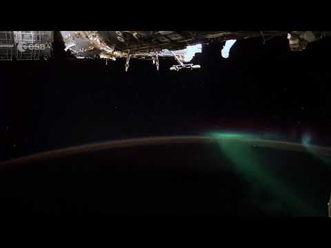 Space Station: Horizons mission time-lapse – The dancing aurora