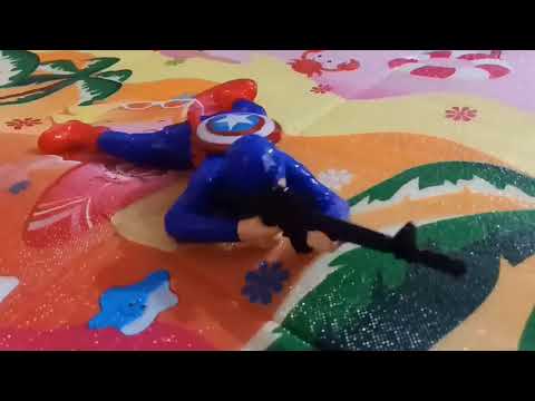 The Treasure Box Crawling Captain America With Music  Gun Shot