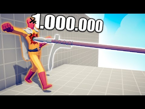1.000.000 DAMAGE HALBERD 1 vs 1 TOURNAMENT - TABS | Totally Accurate Battle Simulator 2023