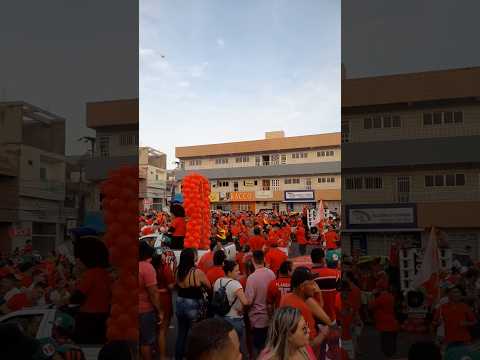 Concentração para o Arrastão de Raniery Paulino em Guarabira na Paraíba #eleições2024 #política