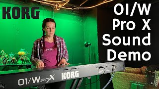 Video thumbnail for KORG 01/W Pro X - Sound Demo by Anna by Matt Wright Music