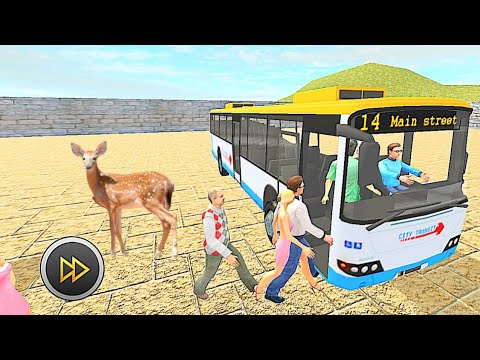 Real Uphill Offroad Bus Driving Game -#75 Bus Simulator Games - New games 2023 - Android Gameplay