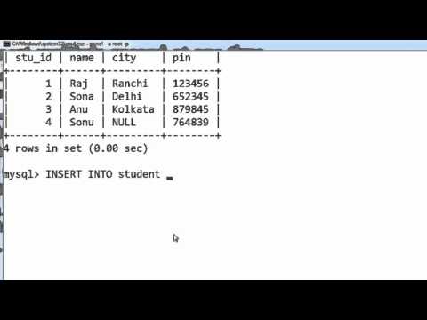 19 INSERT INTO Multiple rows in SQL Hindi
