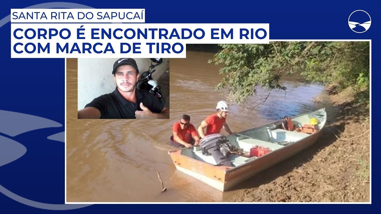 Corpo é encontrado em rio de Santa Rita do Sapucaí com marca de tiro