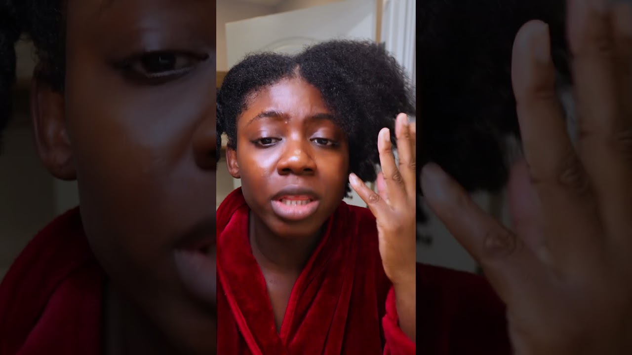 Struggle of HIGH Porosity type 4 natural hair | #haircare #hairporosity #funny #memes #type4 #skit