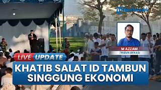 Pesan Khatib Salat Idulfitri di Tambun, Ketua PP Muhammadiyah Singgung Kondisi Ekonomi