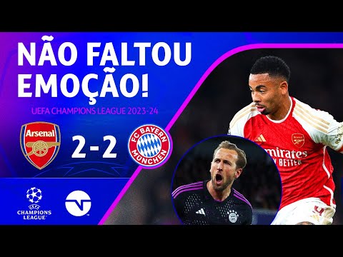 Gols e lances de Arsenal x Bayern