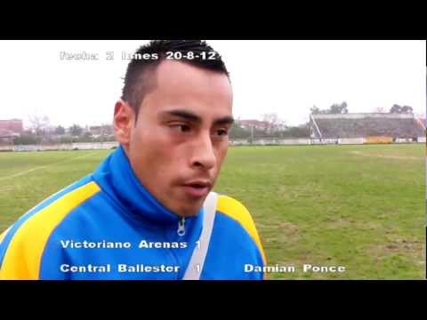 fecha 2 gol damian ponce victoriano arenas 1 central ballester 1 lun 20 8 12