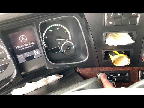Mercedes-Benz Actros MP4 truck remote key use MB new Actros key functions instructions