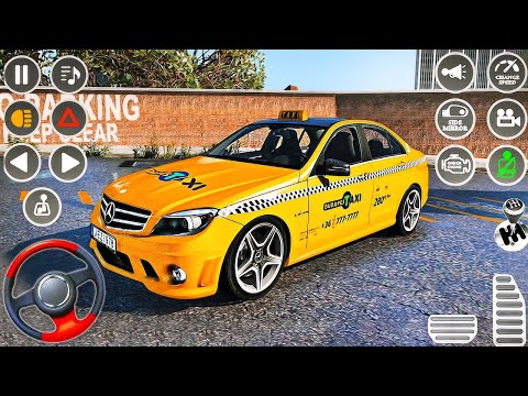 US Prado Car Taxi Cab Simulator 3D - Car Driving in Open World City - Android GamePlay
