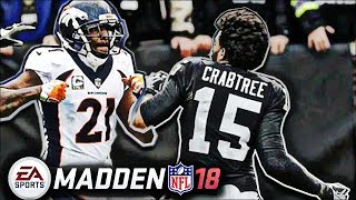 What If MICHEAL CRABTREE vs. AQIB TALIB FIGHT!? YOU WON&#39;T BELIEVE WHAT HE DID! Madden 18 Challenge