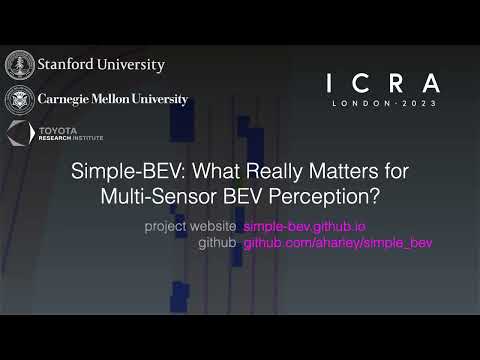 Simple-BEV: What Really Matters for Multi-Sensor BEV Perception? (ICRA 2023)