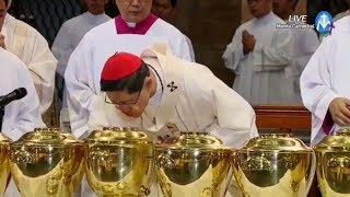 Holy Mass of the Chrism at the Manila Cathedral | 29 March 2018