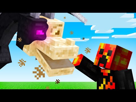 Minecraft but Everything You Touch Turns to SAND