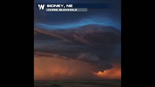 Supercell storm captured in high definition as severe weather continues across Northern Plains