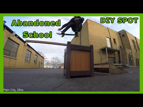 skating an ABANDONED school!