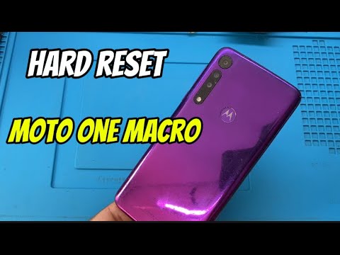 COMO FORMATAR MOTO ONE MACRO / HARD RESET
