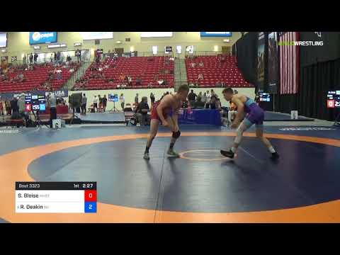 2018 Marine Corps US Open/Senior Men's Freestyle 70 Con 8 #2 - Steve Bleise (MNST) Vs. Ryan Deakin
