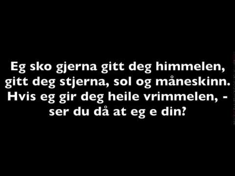 elle melle - Ser du då at eg e din - med tekst/w lyrics