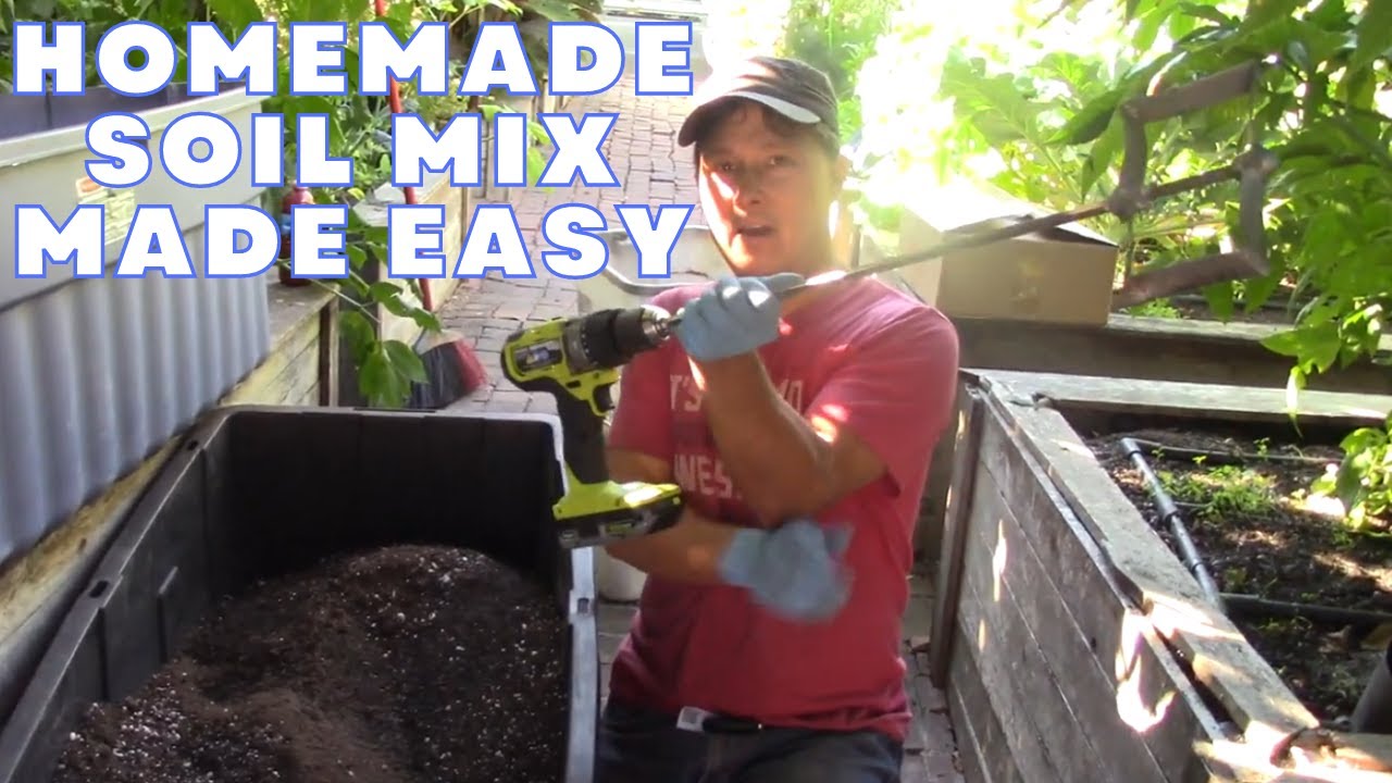 How Mix Organic Ingredients to Make a Better Soil Blend than Money Can Buy