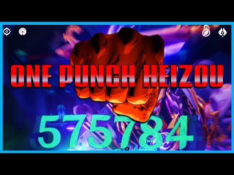 Having Fun with Heizou OnePunch Build Deleting The Wanderer Scaramouche | Genshin Impact