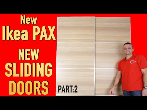 New Ikea PAX Wardrobe with sliding doors Tutorial Part:2