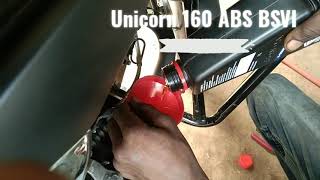 How to Change Engine Oil in Honda Unicorn 160 ABS BSVI Bike