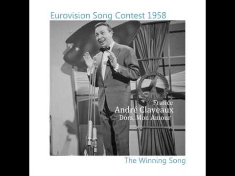 Eurovision Winner 1958 I André Claveaux - Dors, Mon Amour [France]
