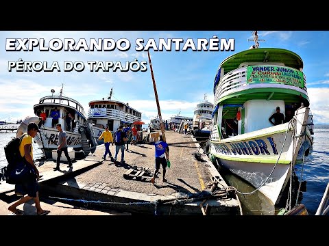 CONHEÇA SANTARÉM no PARÁ - MERCADOS, GASTRONOMIA, MODOS DE VIDA E CURIOSIDADES