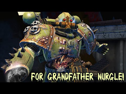 FOR NURGLE: Plague Marine vs Imperial Guard! - Warhammer 40K: Space Marine, Augmented Mod 2022