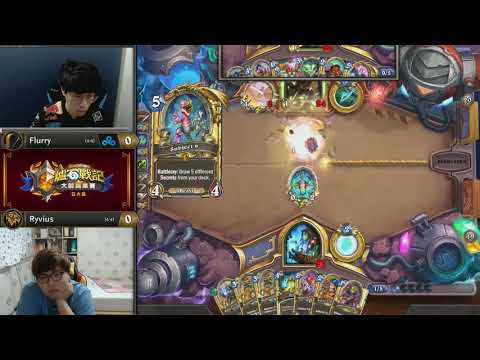 Flurry vs Ryvius ||《爐石戰記》大師職業賽 亞太區 第二季 - W5D1