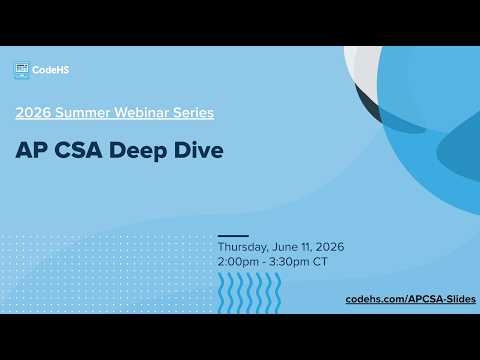 AP CSA Deep-Dive thumbnail