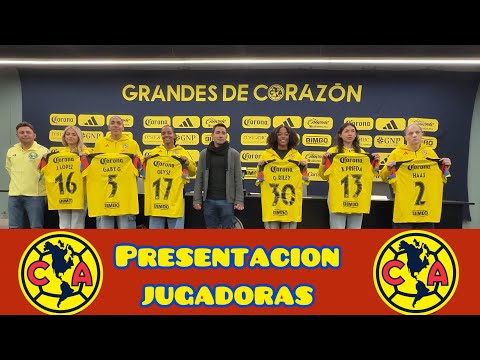 Official presentation of the new players for Club América Women | Geyse Ferreira, Isa Haas and mo...