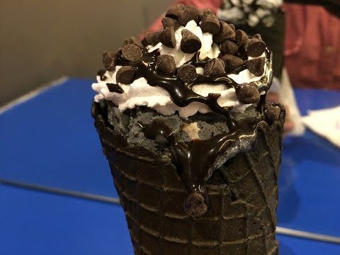 Black monster Ice cream now in Hyderabad Ice kraft Hyderabad || ice cream cake