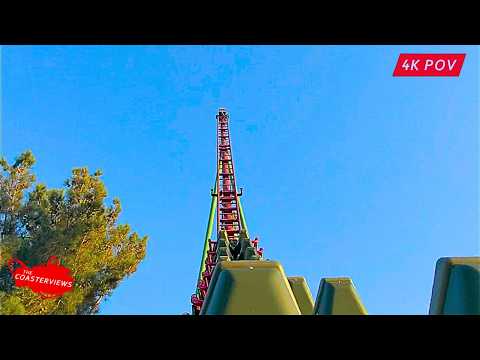 On-ride point of view of MonteZOOMa: The Forbidden Fortress