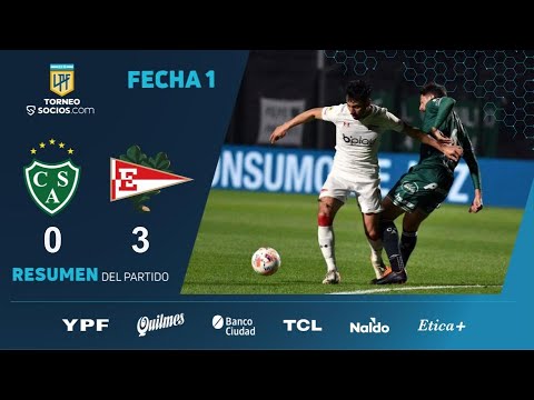 #TorneoSocios | Fecha 1 | resumen de Sarmiento - Estudiantes