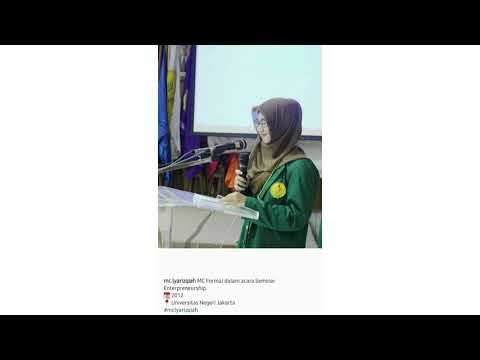 Menjadi MC Zaman Kuliah #MClyarizqiah #MCKampus