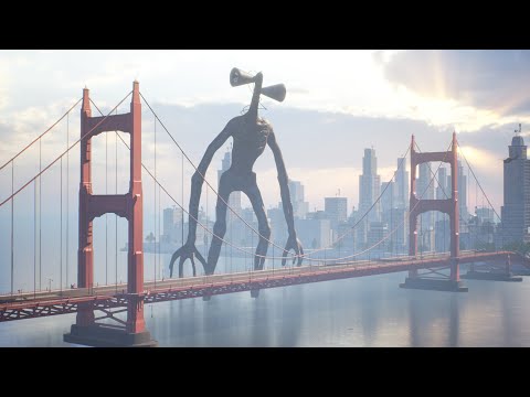 Siren Head and Vehicle  Animation