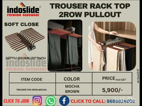 TROUSER RACK TOP PULLOUT