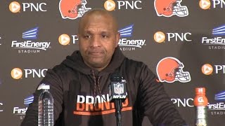 Browns’ Hue Jackson tired of getting ‘butt kicked’ at 0-12