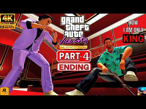GTA VICE CITY THE DEFINITIVE EDITION PC Gameplay Walkthrough Part 4 ENDING [4K 60FPS PC] (FULL GAME)