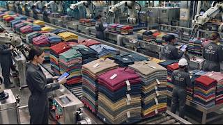 How Millions of Clothes Are Made Every Day  Inside a Massive Clothing 