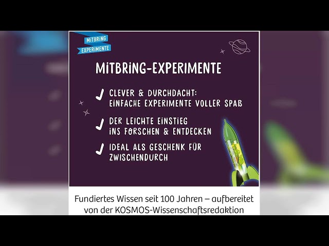 Vídeo relacionado con Kosmos 657789 Space Bubbles, Mini lámpara de Lava con Cohetes para Hacer uno Mismo, Kit de experimentación para niños a Partir de 8 años, Experimento de Traje, Recuerdo y Actividad para cumpleaños
