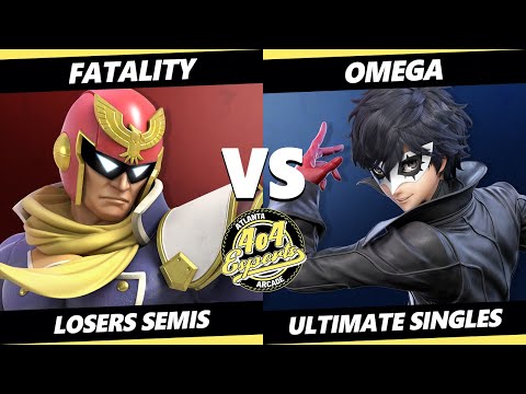 4o4 Smash Night 57 Losers Semis - Fatality (Captain Falcon) Vs. omega (Joker) SSBU Ultimate