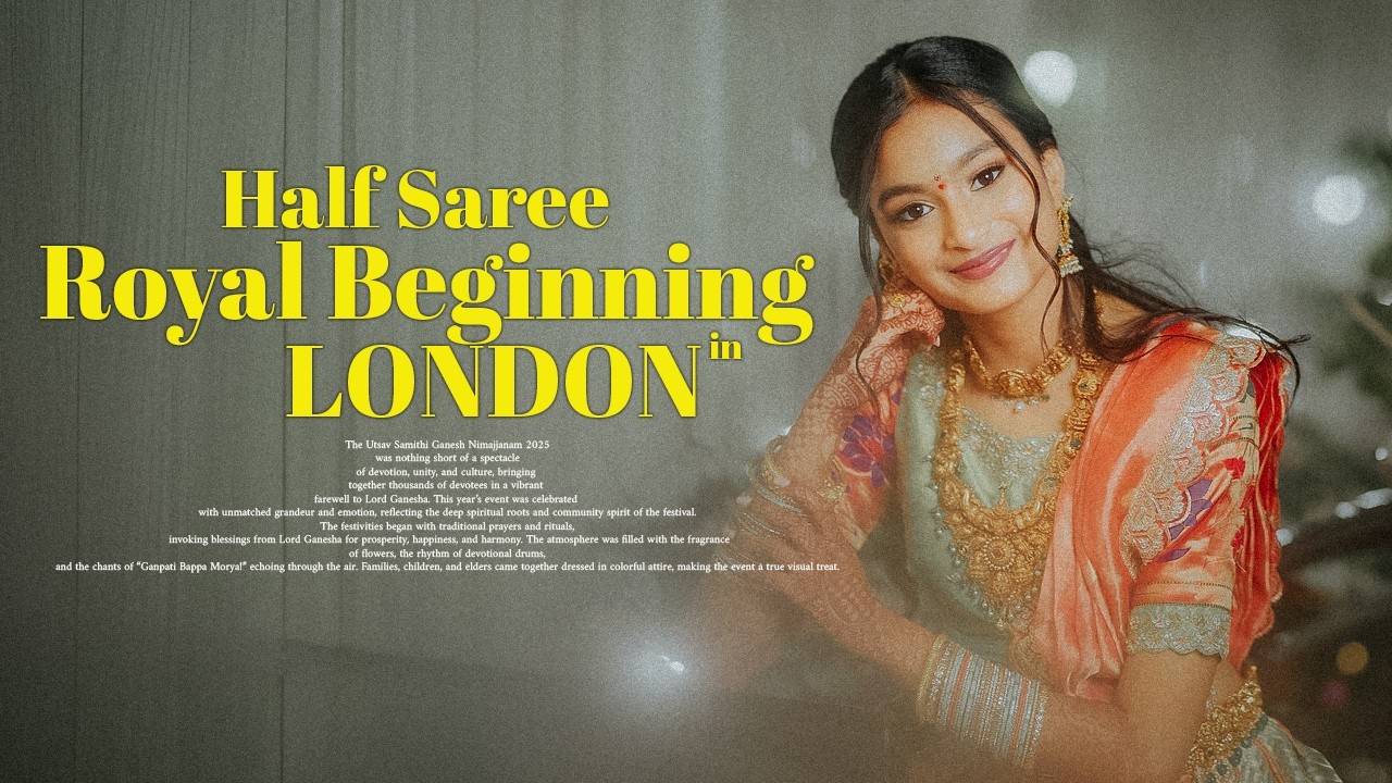 Shloka's Half Saree Film Cover