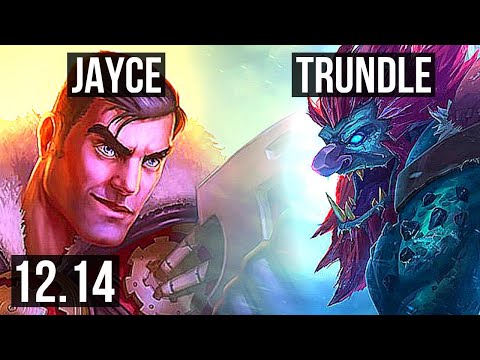 JAYCE vs TRUNDLE (TOP) | 9/1/3, Godlike, 300+ games | EUW Master | 12.14