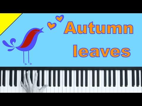 Autumn leaves - Piano Tutorial - Vierklänge lernen