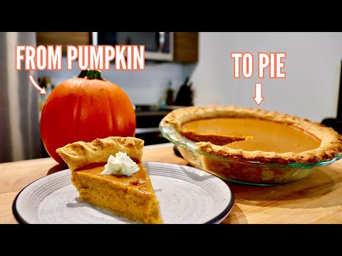 Classic Pumpkin Pie Recipe FROM SCRATCH